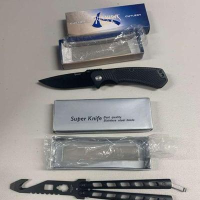 SCH249 Tomahawk and Super Knife branded Knives