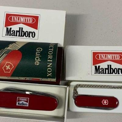 SCH204 Two Marlboro Swiss Army Knives