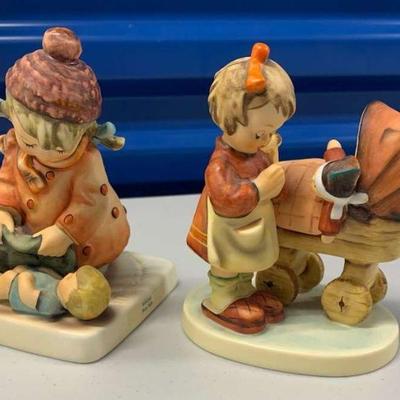 SCH509 Vintage M.I. Hummel "Sleep Tight" and "Doll Mother"