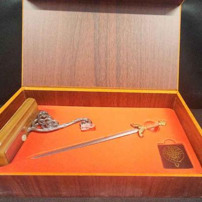 SCH226 - Ching Sword Miniature Replica Sword 