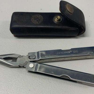SCH203 Vintage Leatherman Tool with Pouch