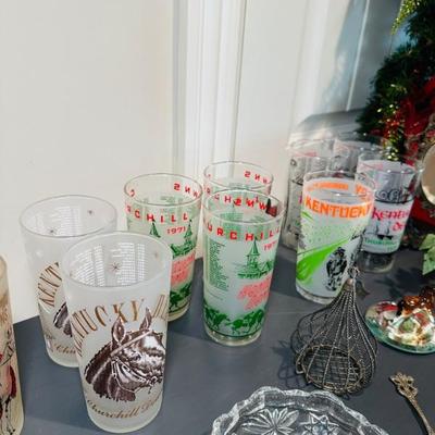 Kentucky Derby glasses 1970’s