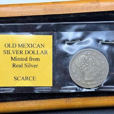 1957 Mo 1 Peso Coin 10% Silver
