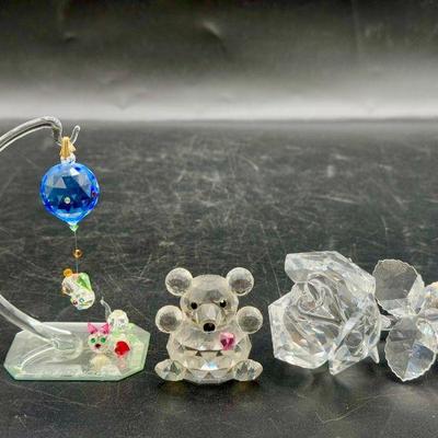 (3) Vintage Shimmering Figurines Feat. Signed
