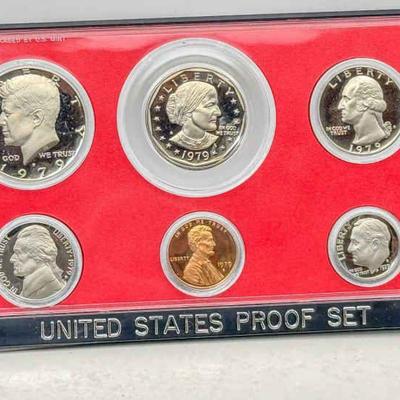 1979 U.S. Mint Proof Set – 6 Coins in Original Holder
