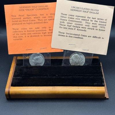 “Uncirculated” 1967 & Gem “Proof” 1977 Kennedy Half Dollars
