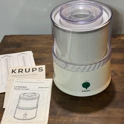 Krups Ice Cream Maker
