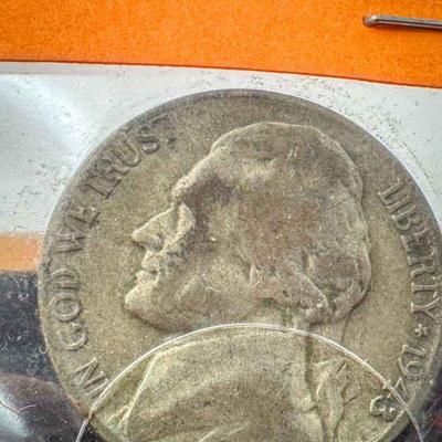 WWII Silver War Nickel – 35% Silver Content
