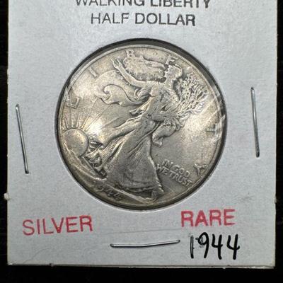 1944 Sleeved Walking Liberty Half Dollar
