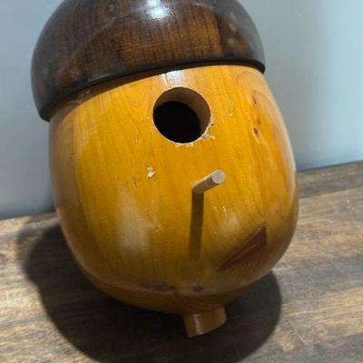 Acorn Shaped Birdhouse
