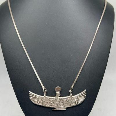 Sterling Silver Goddess Necklace
