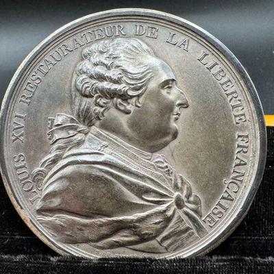 1789 FRANCE National Assembly 64mm Medallion
