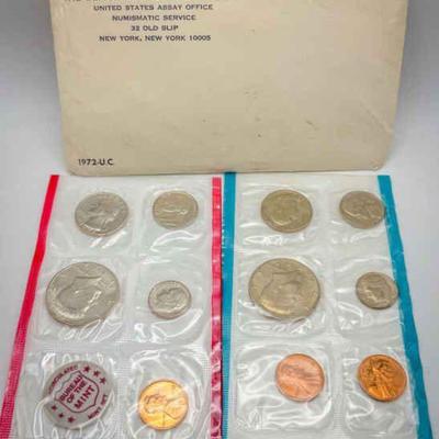 1972 U.S. Mint Uncirculated Coin Set – With Original Packaging
