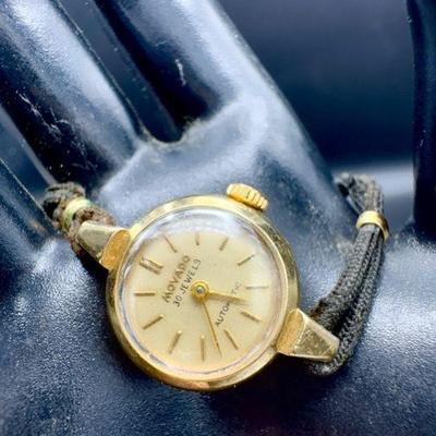14KT Gold Movado 30 Jewels Vintage Women’s Watch
