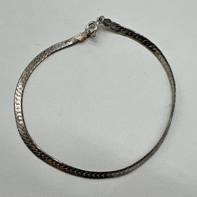 Sterling Silver 7” Bracelet
