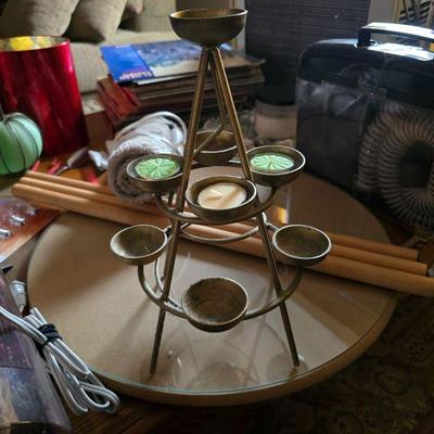 Brass candle holder