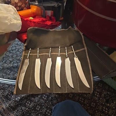 Tiffany knife tops set
