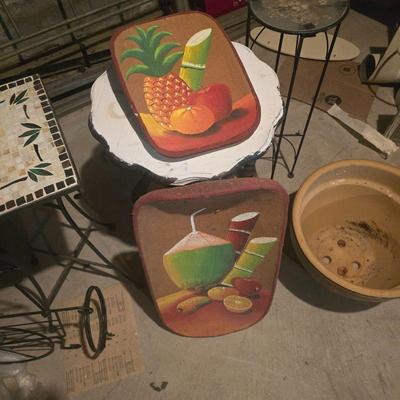Carved wood bowls