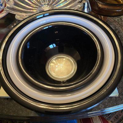 Pyrex black/ nesting bowl set 
