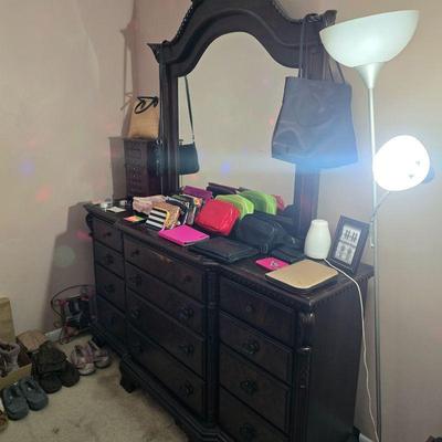 Carved Wood Dresser