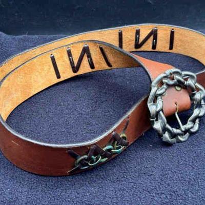 Hand Made Harness Leather Belt
