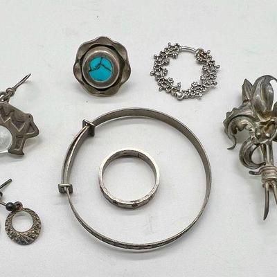 Collection of Sterling Silver Jewelry
