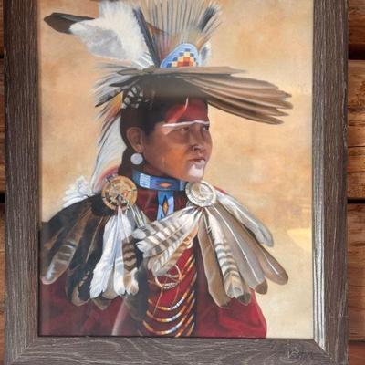 Indigenous Feathered Up Print
