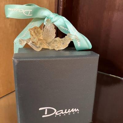 Daum French glass ornament