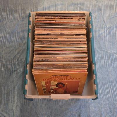 Vintage vinyl records