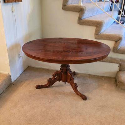 Antique Victorian French 19th century accent table