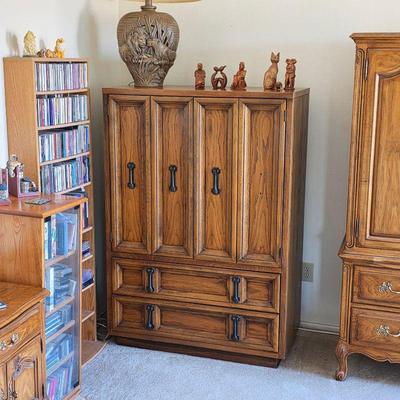 Vintage Spanish Revival armoire
