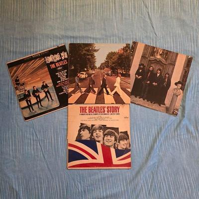 The Beatles vintage vinyl records