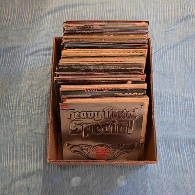 Vintage vinyl records