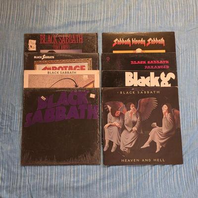 Black Sabbath vintage vinyl records