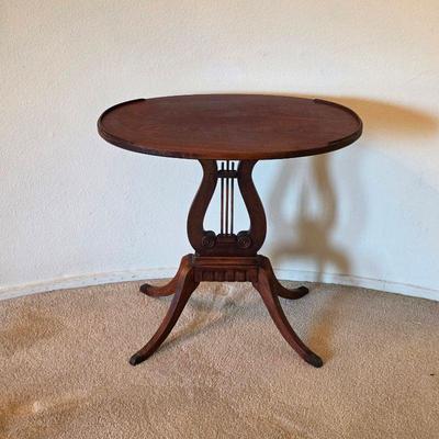 Vintage Mersman harp table