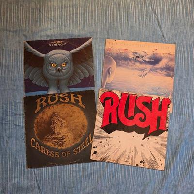 Rush vintage vinyl records