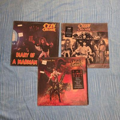Ozzy Osbourne vintage vinyl records