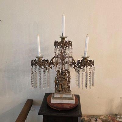 Antique Victorian 19th century French candelabra