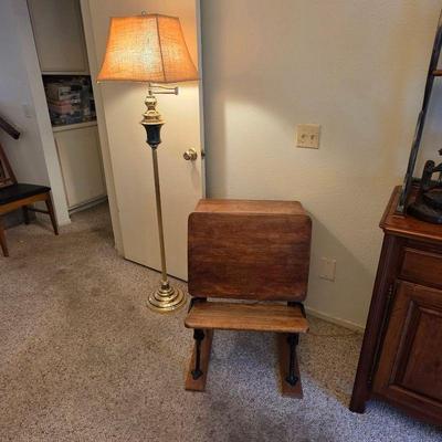 Antique school desk
