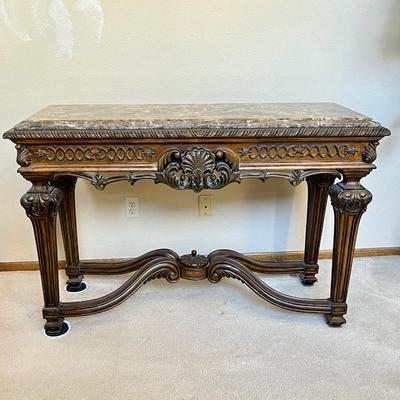 Ornate sofa table 