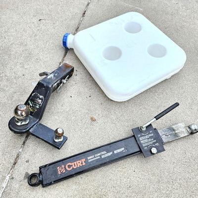Hitch and sway bar