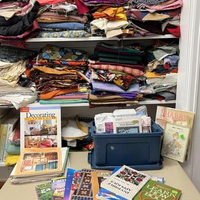 Huge Quilting fabric lot