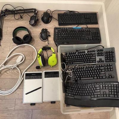 Gaming & Office Tech Bundle – Logitech, Razer, Wacom +	