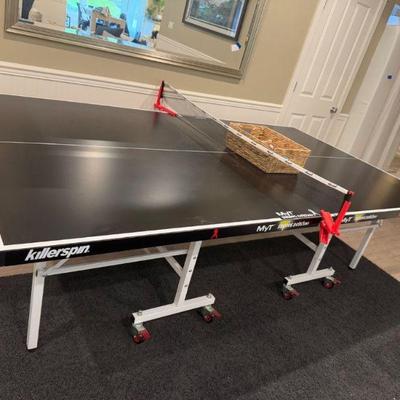 Killerspin MyT Ping Pong Table – Includes Net, Paddles & Balls	