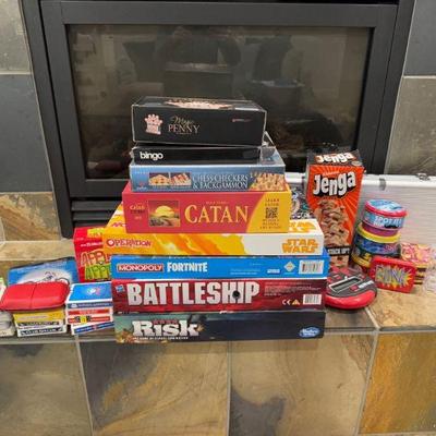 Huge Game Night Lot – Board Games, Poker Set, Card Games & More!	