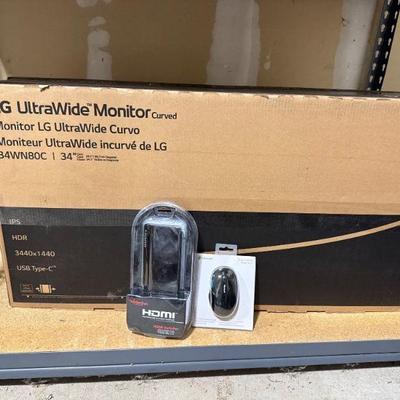 LG 34” UltraWide Curved Monitor (34WN80C) - New in Box (Set of 3)	