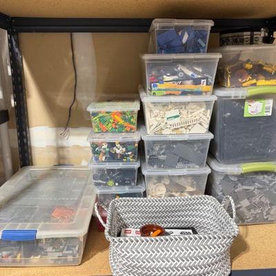 Massive LEGO Lot:Assorted Bricks & Manuals – Star Wars, Architecture +	