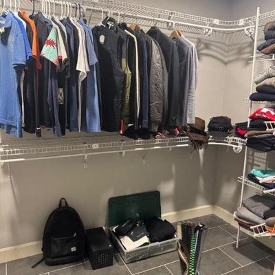 Men’s Designer Clothing & Accessories Lot – Shirts, Shoes, Belts +	