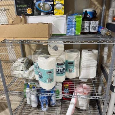 Bulk Household Cleaning & Essential Supplies: Towels, Soap, Cleaners +	