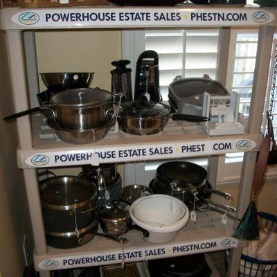 Emeril, Calphalon, Kitchen Aide Cookware